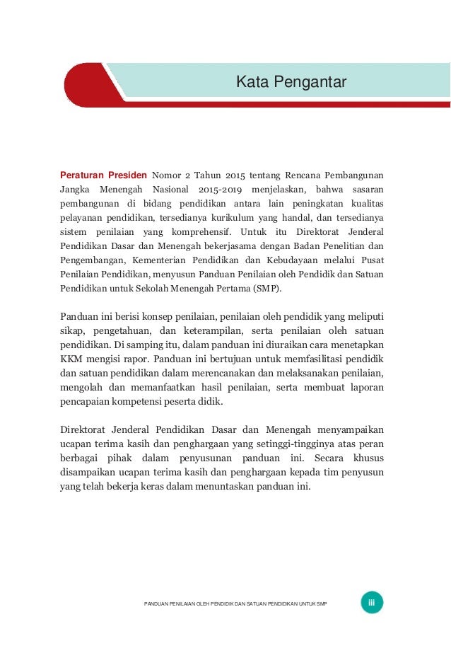 Panduan Penilaian Smp 2017 Pdf